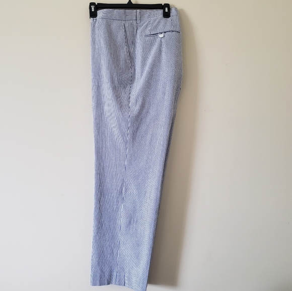 Allen Flusser Other - Allen Flusser Searsucker Blue and White Pants Size 39" x 30.5"